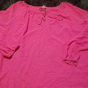 🐩Ava & Viv 3X Pink top